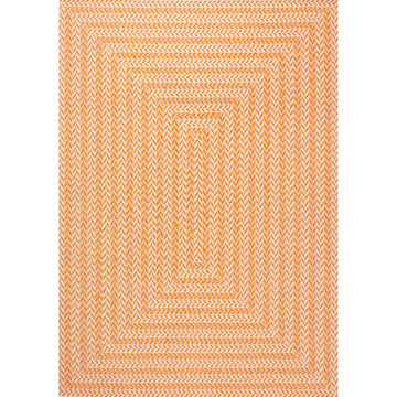 Chevron Modern Concentric Squares Indoor/outdoor Area Rug
